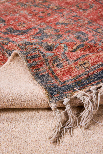 Kram - Tappeto 140X200 Tonalita Rosso Pompeiano