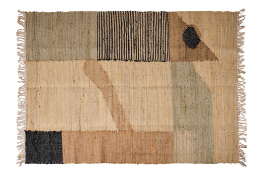 Sfax - Tappeto 160X240 Dis. Astratto Tonalita' Beige,Marrone,Nero