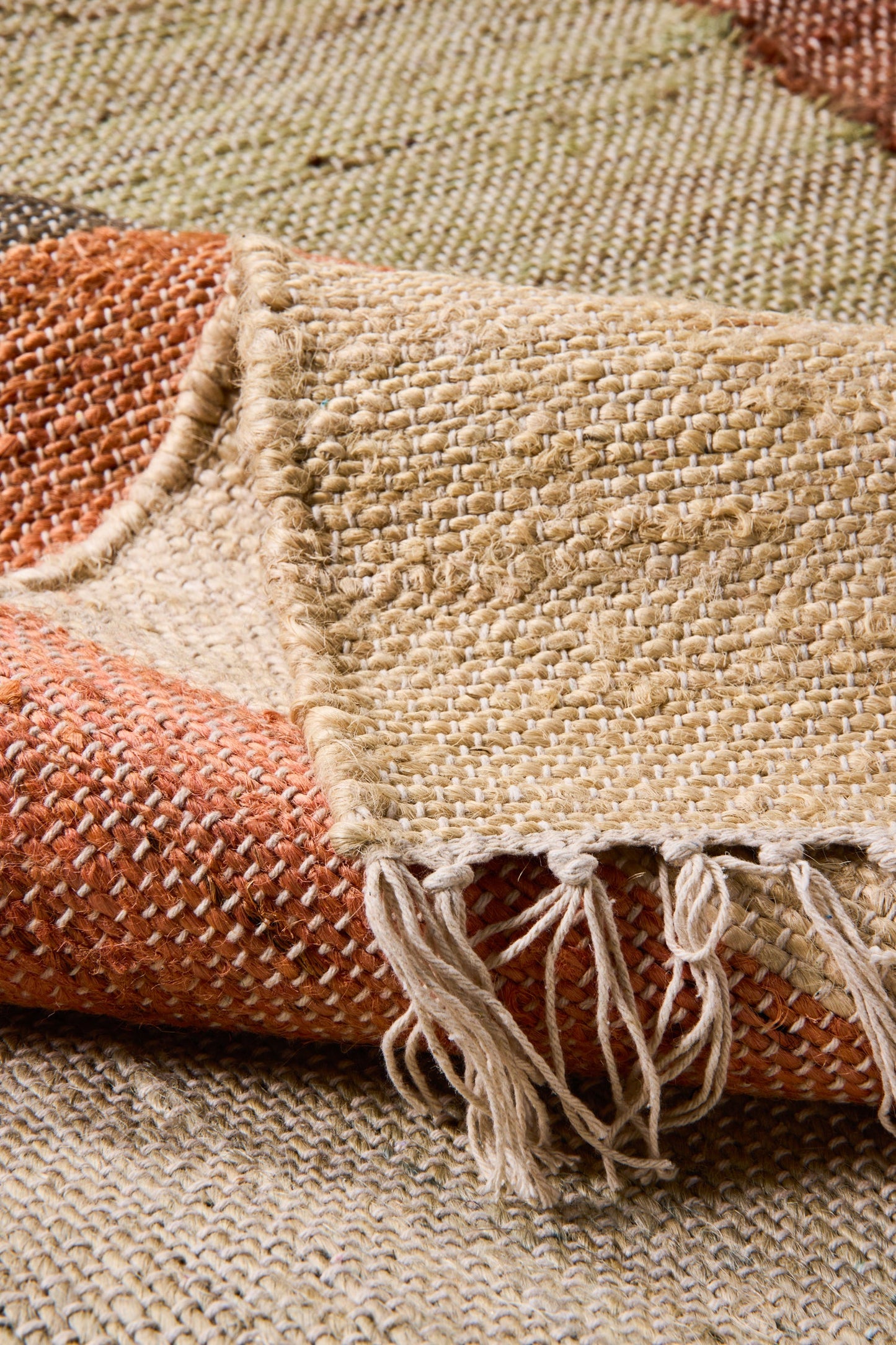 Mahdia - Tappeto 160X200 Tonalita' Beige,Arancio,Verde, Marrone