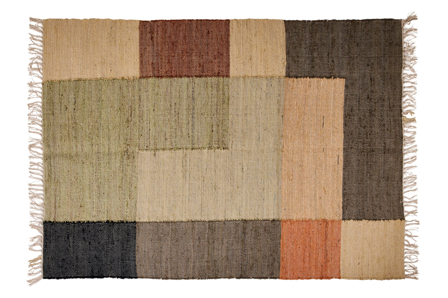 Mahdia - Tappeto 160X240 Tonalita' Beige,Arancio,Verde, Marrone