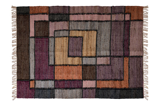 Thugga - Tappeto 160X240 Astratto Multicolor