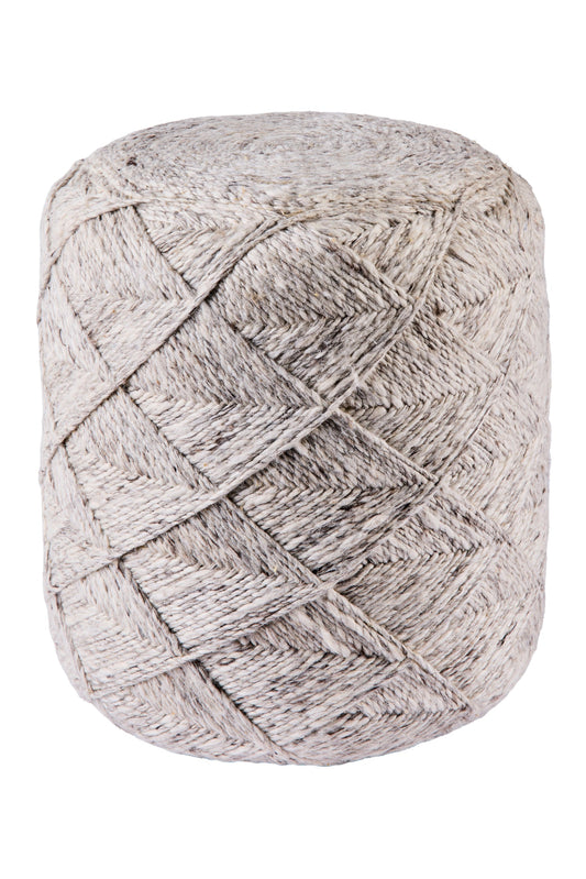 Arturo - Pouf Gomitolo Tonalità Grigia