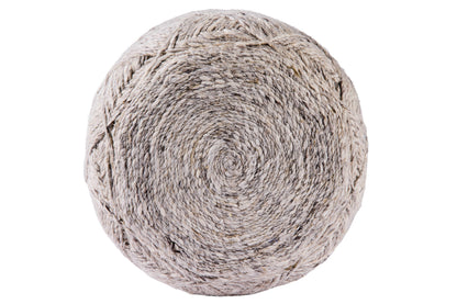 Arturo - Pouf Gomitolo Tonalità Grigia