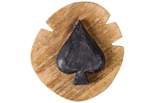 Tchau - Decor Da Parete Simbolo Carte Picche Intagliato