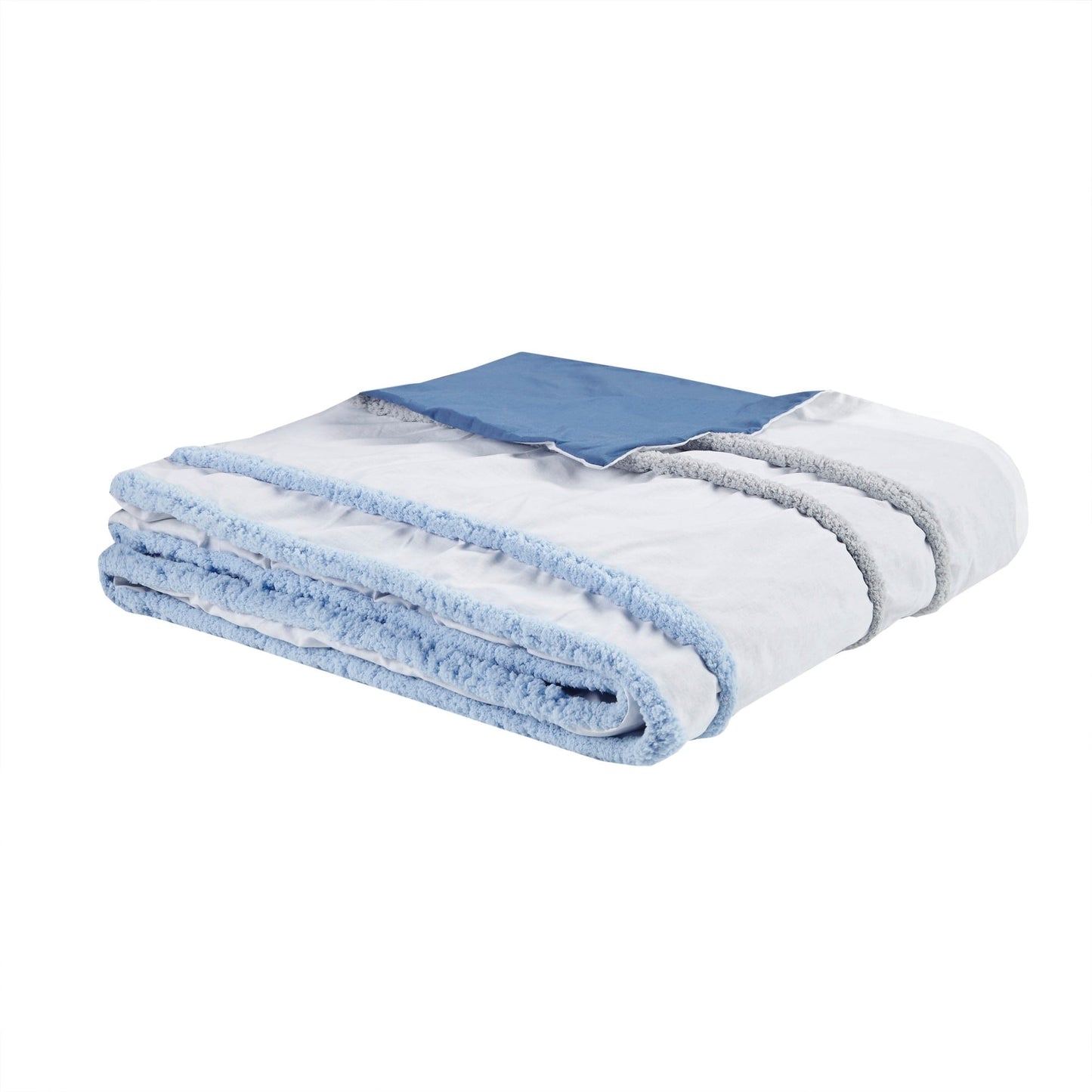 Set copripiumino in cotone Mackenzie con finiture in ciniglia di Intelligent Design Kids