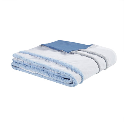 Set copripiumino in cotone Mackenzie con finiture in ciniglia di Intelligent Design Kids