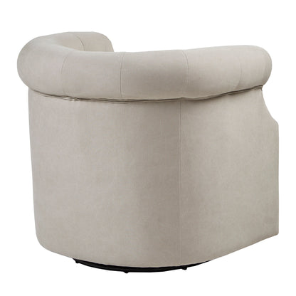 Sedia girevole a 360 gradi Madison Park Admiral Beige