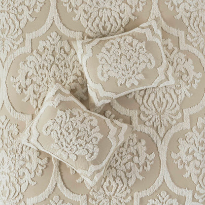 Set copripiumino in ciniglia di cotone trapuntato Madison Park Aeriela