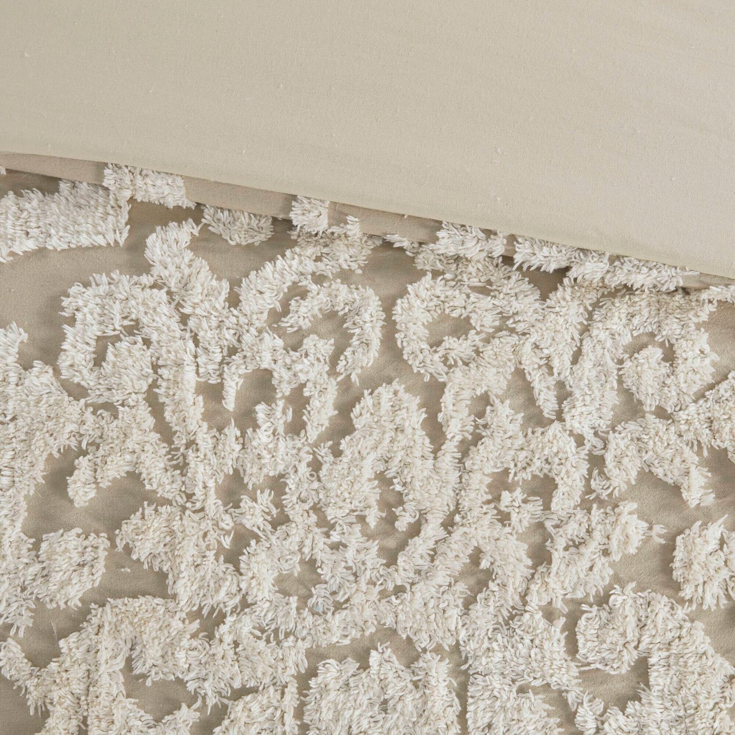 Set copripiumino in ciniglia di cotone trapuntato Madison Park Aeriela damascato