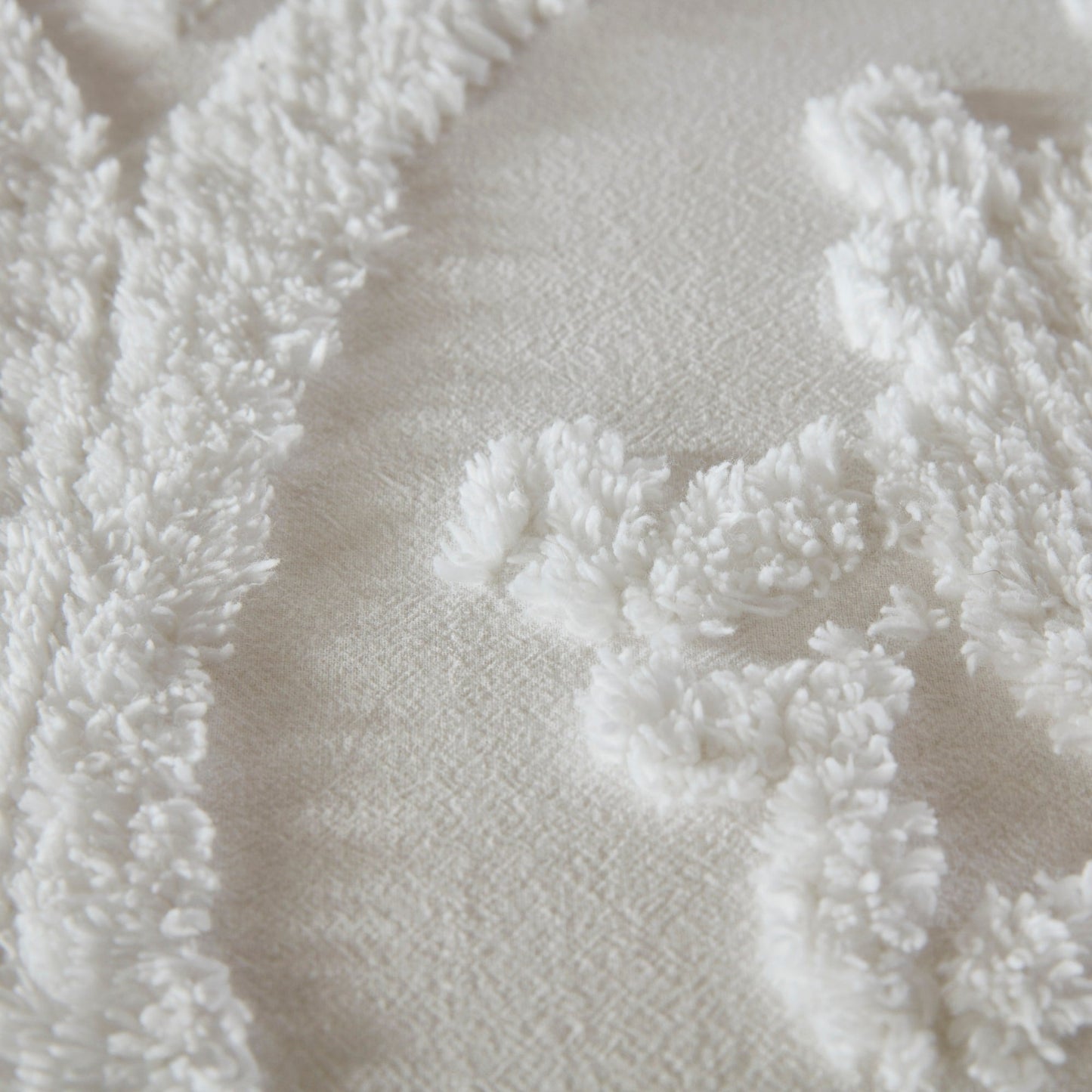 Set copripiumino in ciniglia di cotone trapuntato Madison Park Aeriela damascato