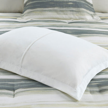 Collezione di 8 trapunte e copripiumini in seersucker stampato Madison Park Anchorage