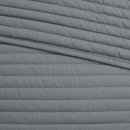 Collezione di 8 trapunte e copripiumini in seersucker stampato Madison Park Anchorage