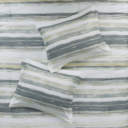 Collezione di 8 trapunte e copripiumini in seersucker stampato Madison Park Anchorage