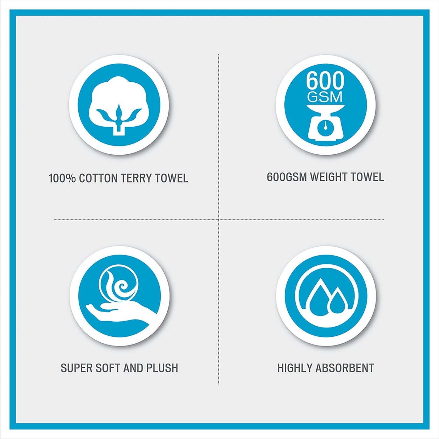 Set di asciugamani Madison Park Belle in cotone jacquard ricamato, 6 pezzi