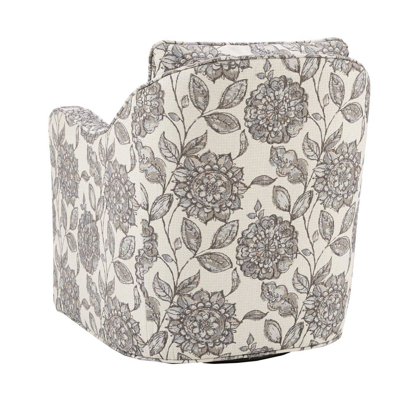 Poltrona girevole curva imbottita Madison Park Betty