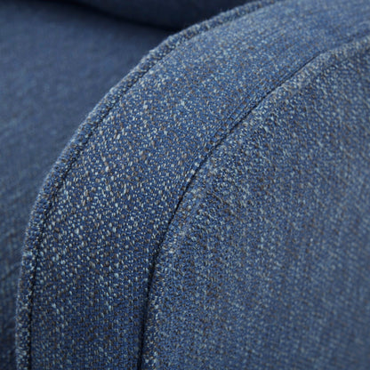 Poltrona girevole curva imbottita Madison Park Betty