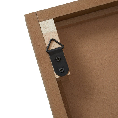 Set di decorazioni da parete in legno bicolore con motivo botanico Madison Park Birch Palms Birch