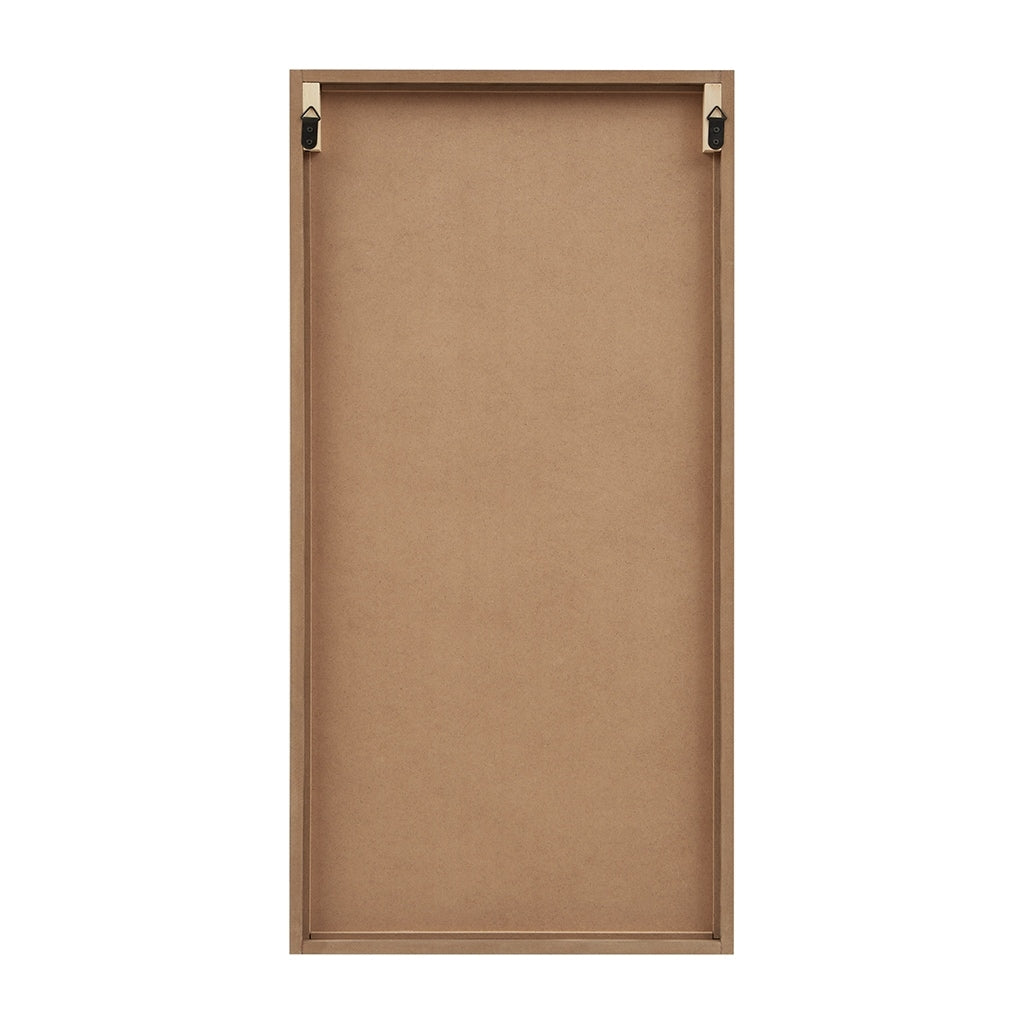 Set di decorazioni da parete in legno bicolore con motivo botanico Madison Park Birch Palms Birch