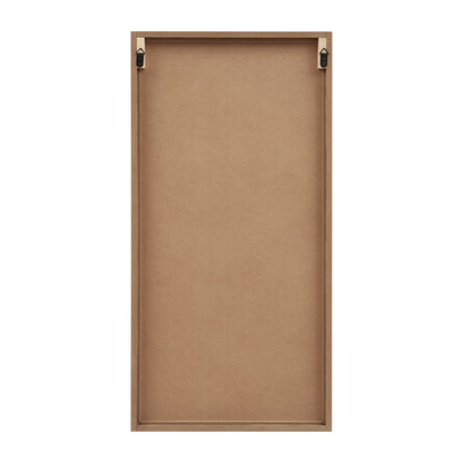 Set di decorazioni da parete in legno bicolore con motivo botanico Madison Park Birch Palms Birch