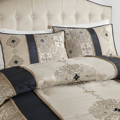 Set copripiumino jacquard da 7 pezzi Madison Park Blaine con cuscini decorativi