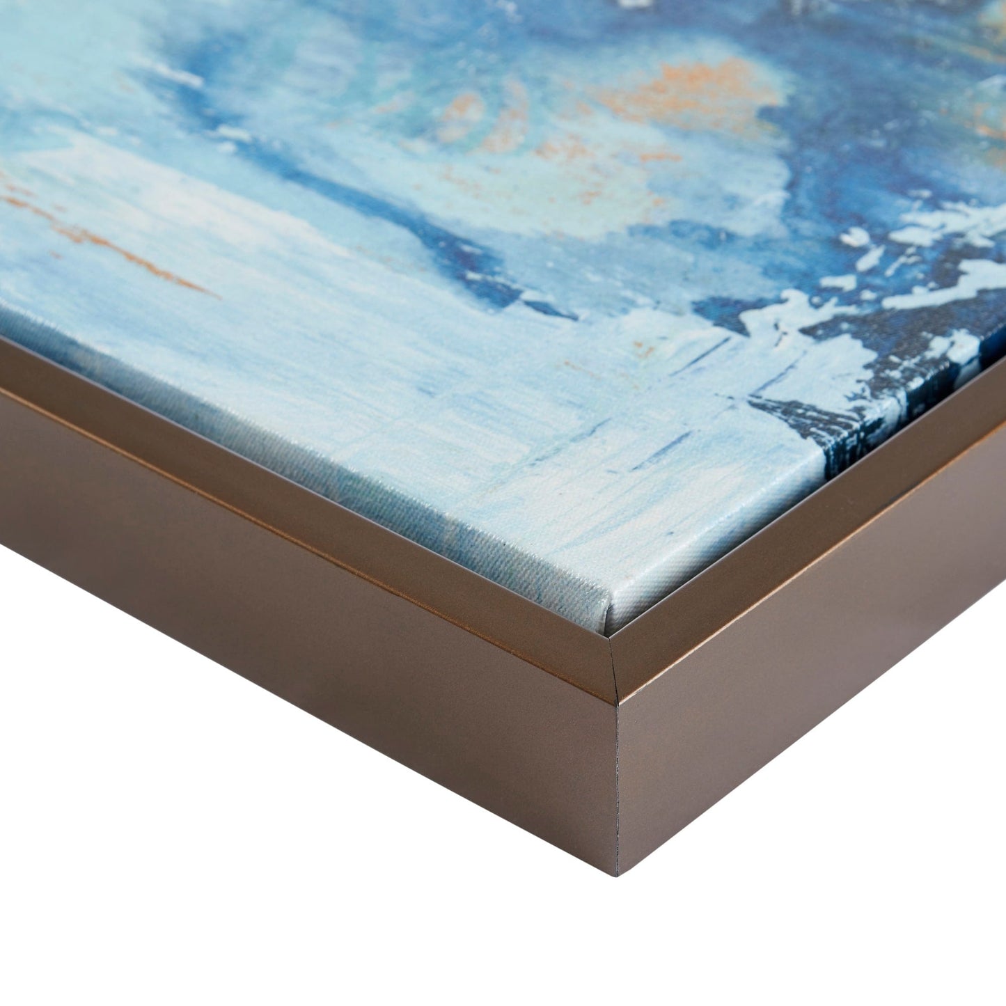 Set di 5 tele da parete con cornice Madison Park Blue Horizon