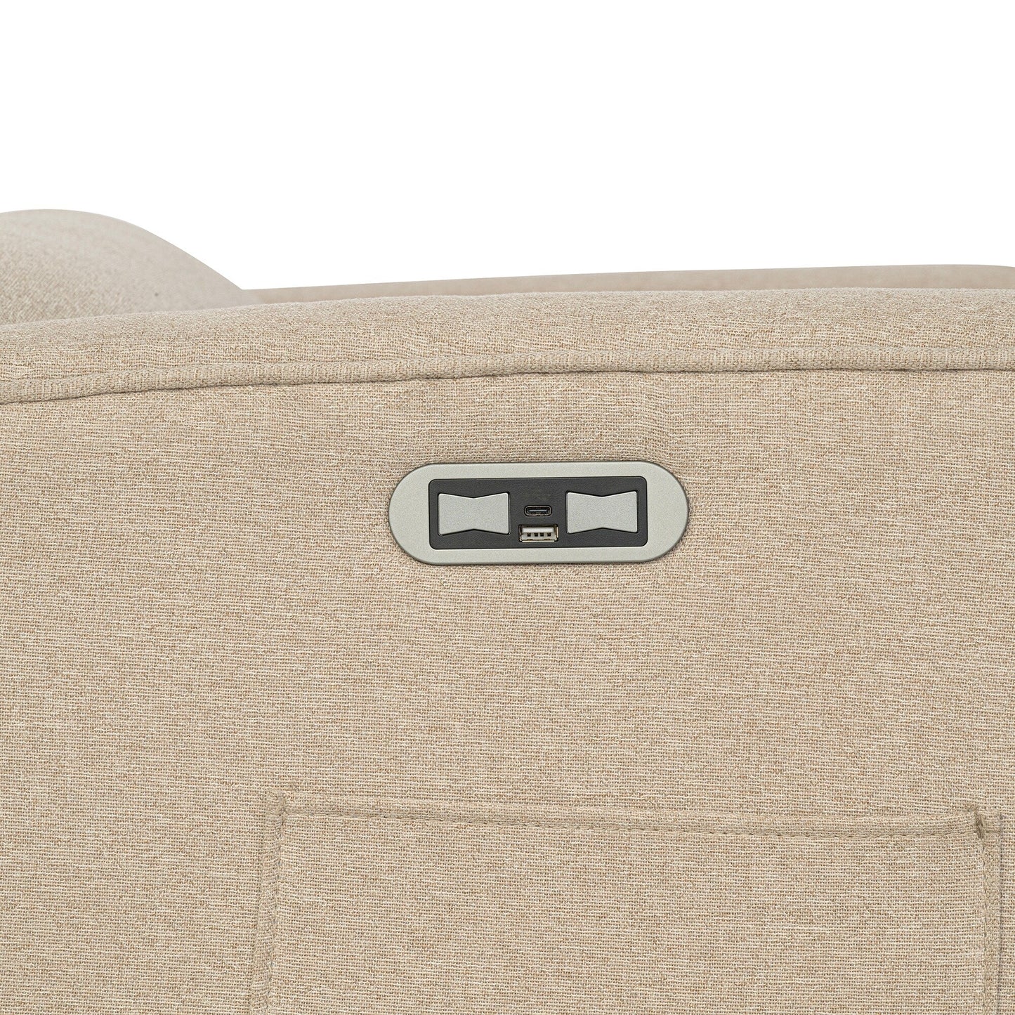 Poltrona reclinabile elettrica Madison Park Candace 3 in 1 con girevole, aliante e porte USB