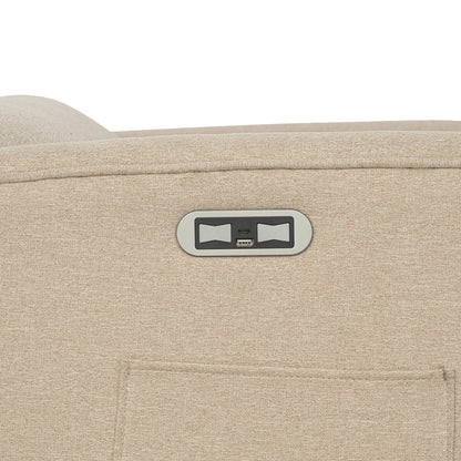 Poltrona reclinabile elettrica Madison Park Candace 3 in 1 con girevole, aliante e porte USB