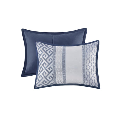 Set copripiumino jacquard geometrico da 7 pezzi Madison Park Christian