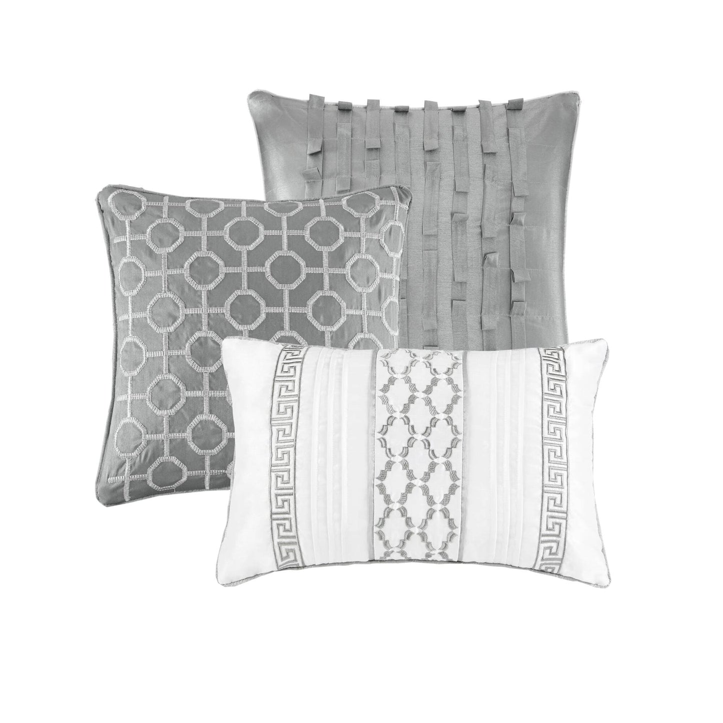 Set copripiumino jacquard geometrico da 7 pezzi Madison Park Christian