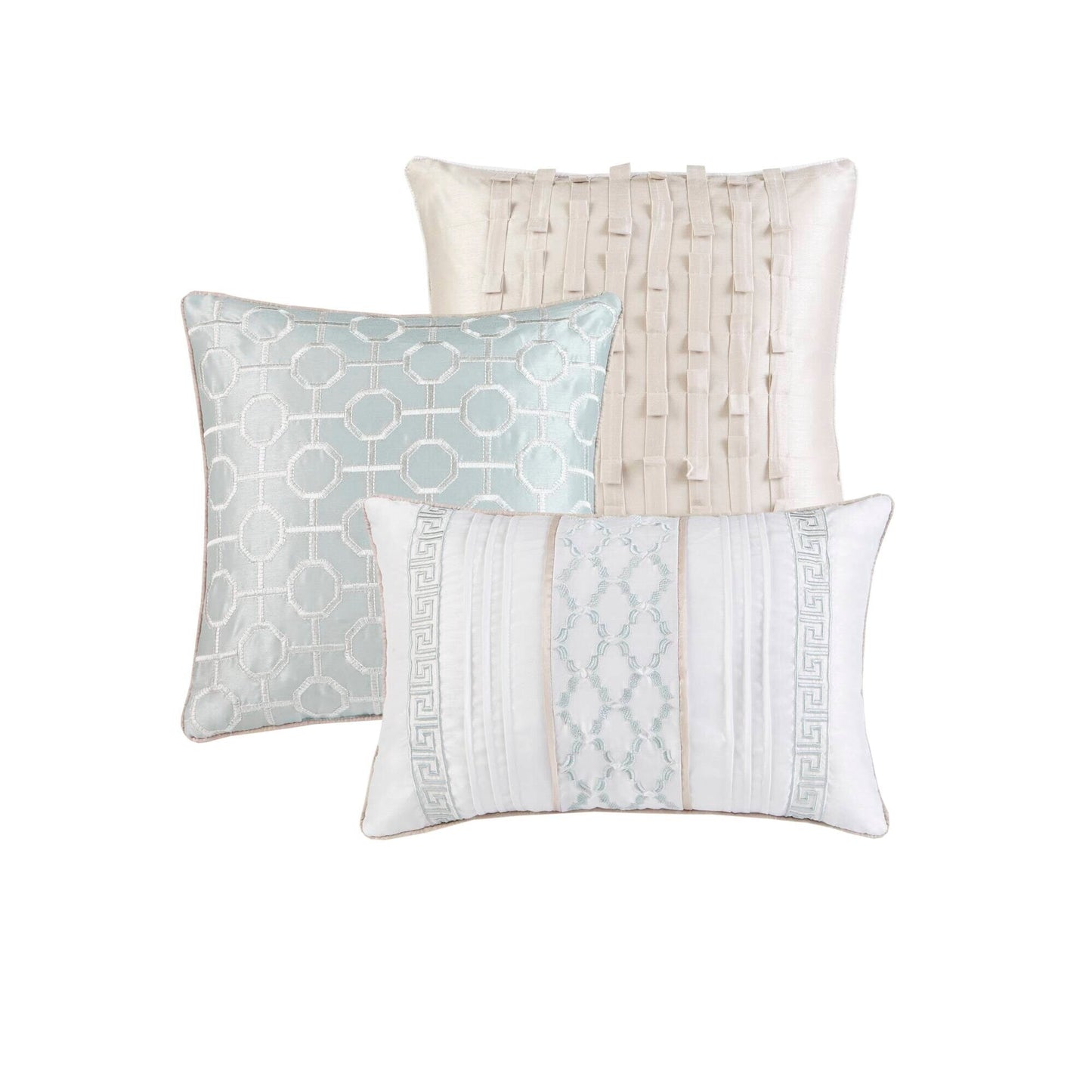 Set copripiumino jacquard geometrico da 7 pezzi Madison Park Christian