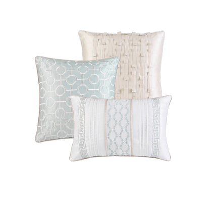 Set copripiumino jacquard geometrico da 7 pezzi Madison Park Christian