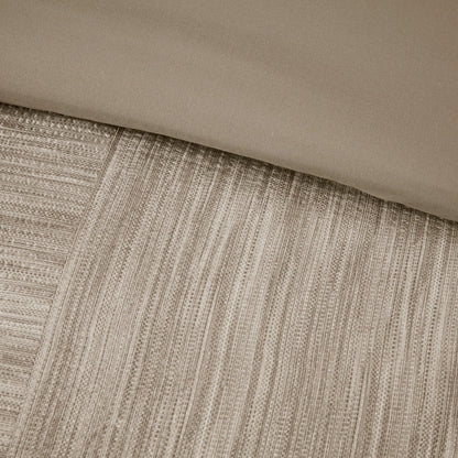 Set copripiumino in seersucker stampato Madison Park Clayton da 7 pezzi