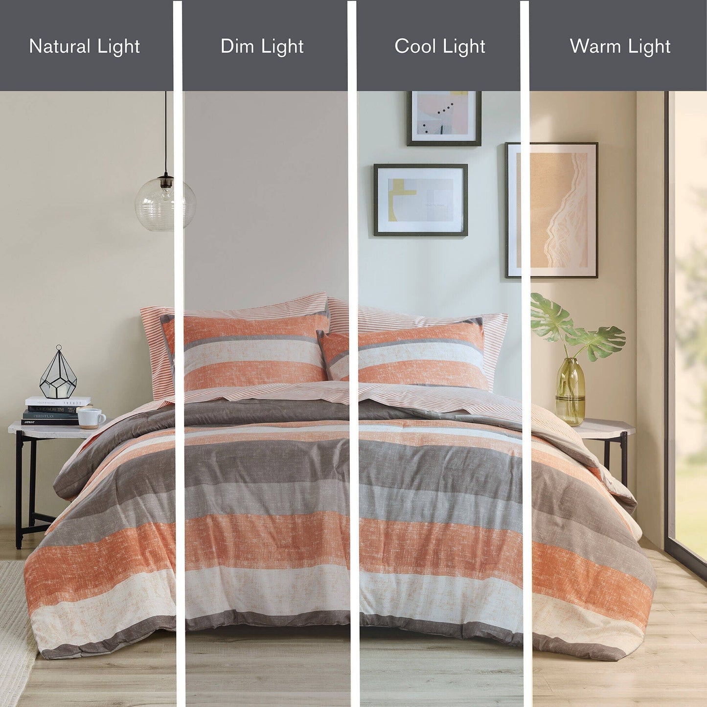 Set copripiumino Madison Park Essentials Deacon con lenzuola