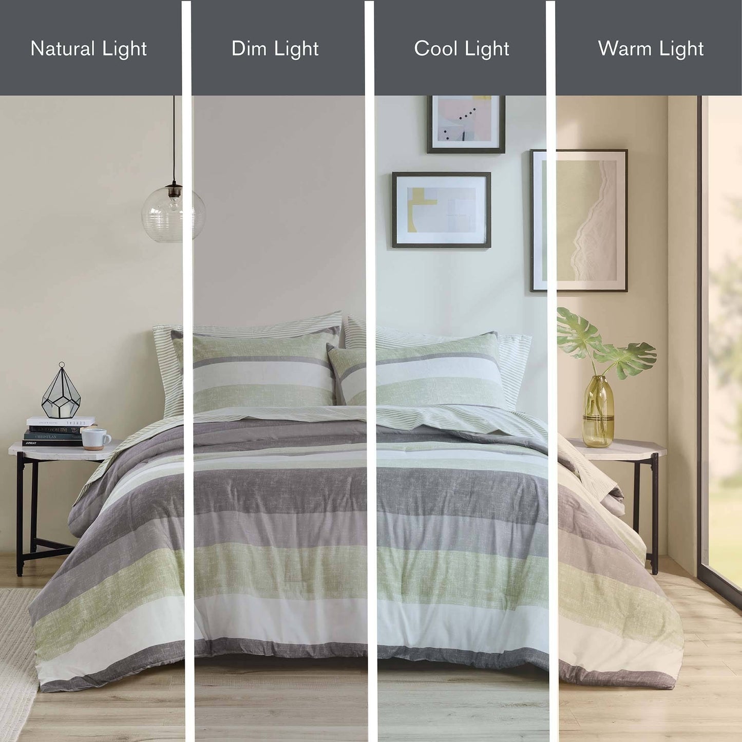 Set copripiumino Madison Park Essentials Deacon con lenzuola