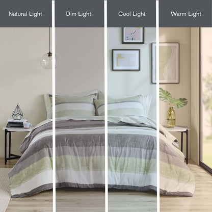 Set copripiumino Madison Park Essentials Deacon con lenzuola