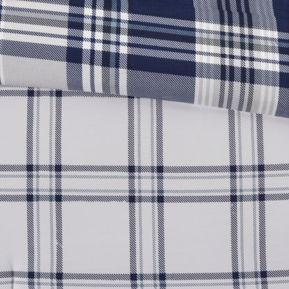 Set copripiumino reversibile Madison Park Essentials Paton Navy con lenzuola