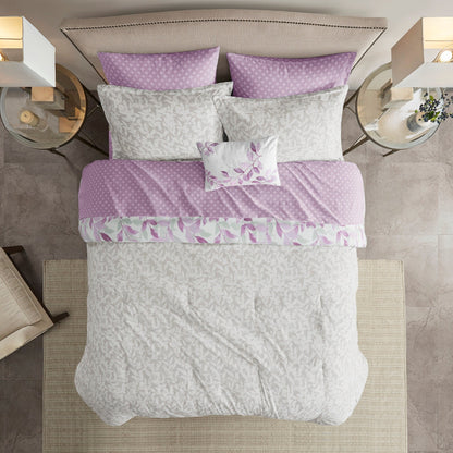 Madison Park Essentials Thelma Set copripiumino reversibile con lenzuola