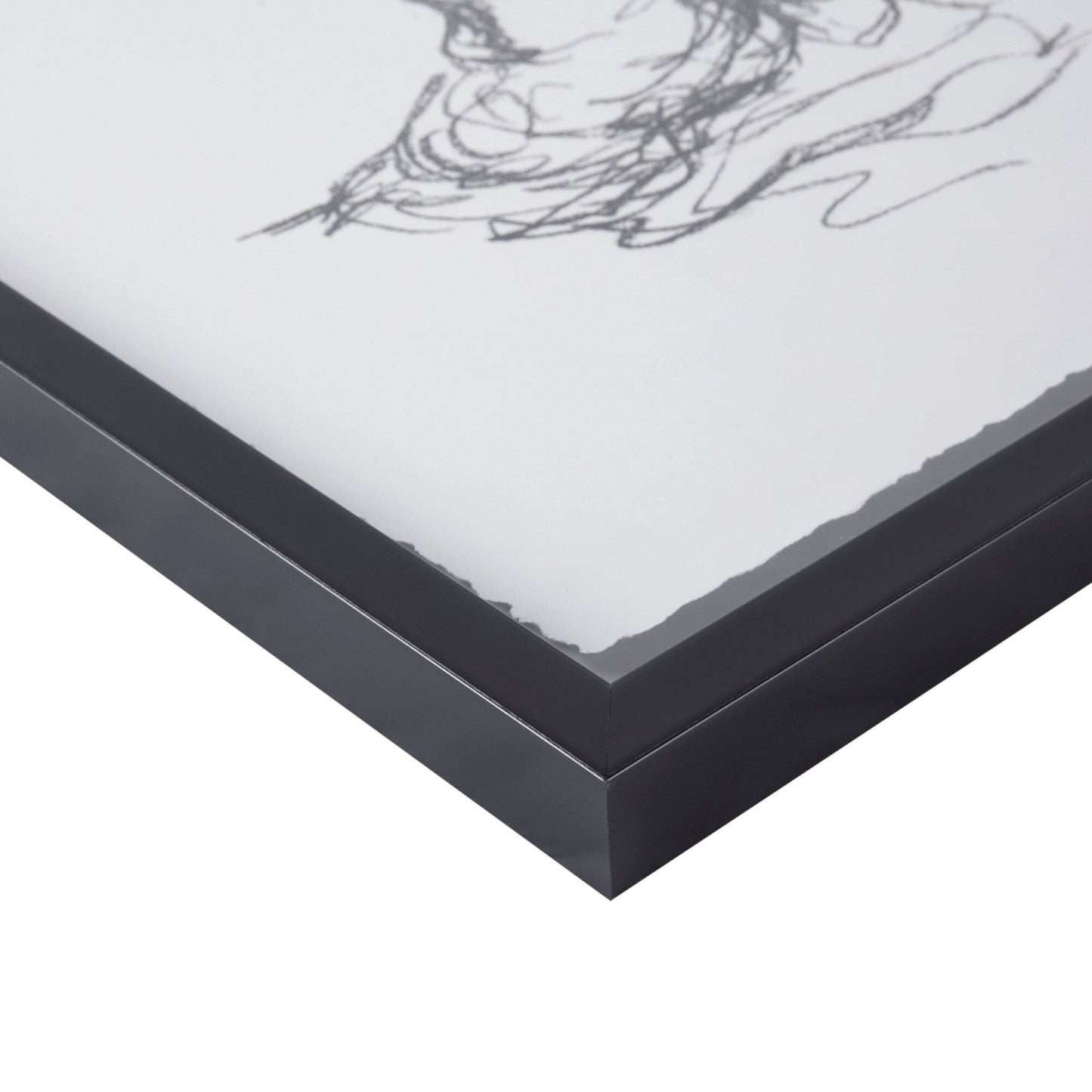 Set di 2 pezzi di arte murale con cornice in vetro e passepartout raffiguranti figure femminili di Madison Park