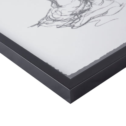 Set di 2 pezzi di arte murale con cornice in vetro e passepartout raffiguranti figure femminili di Madison Park