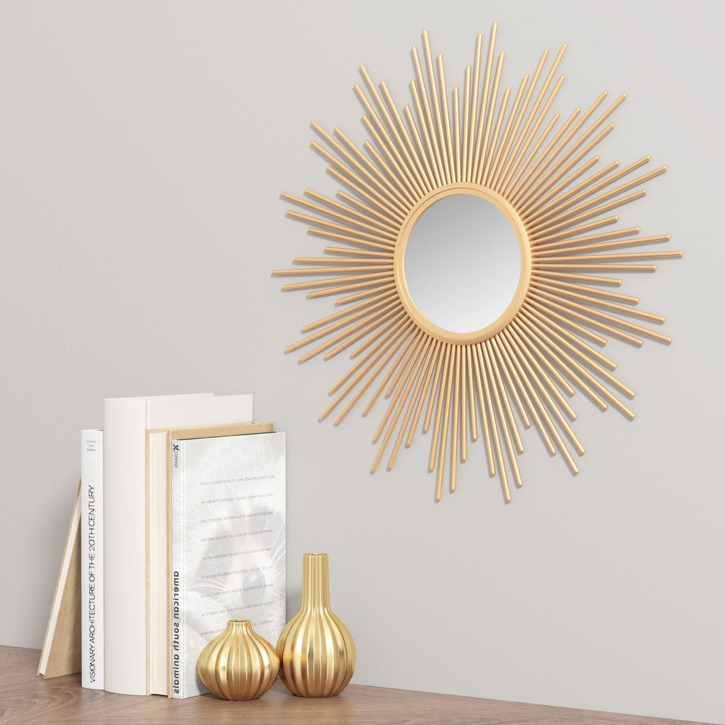 Specchio decorativo da parete Madison Park Fiore Sunburst