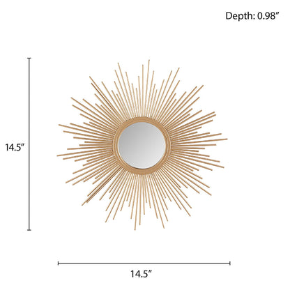 Specchio decorativo da parete Madison Park Fiore Sunburst