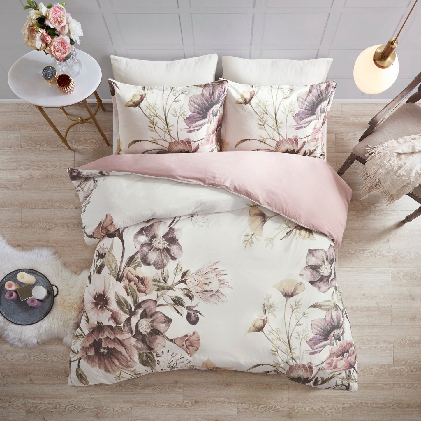 Set copripiumino in cotone stampato Madison Park Gisele