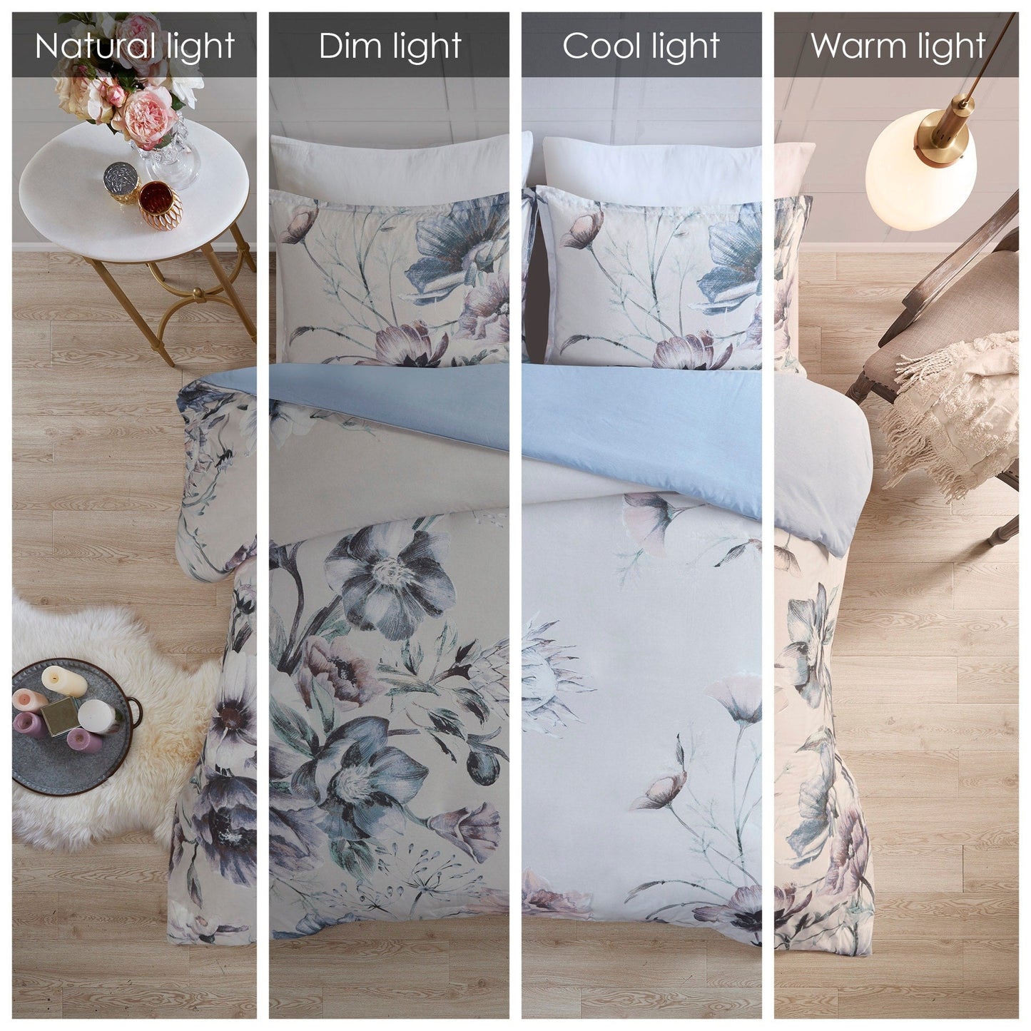 Set copripiumino in cotone stampato Madison Park Gisele