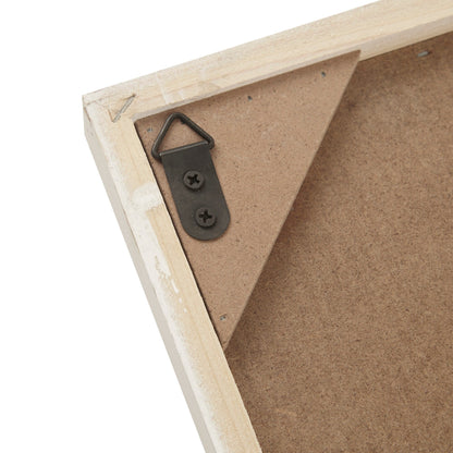 Decorazione murale con pannello incorniciato con rami di alloro tagliati al laser Madison Park