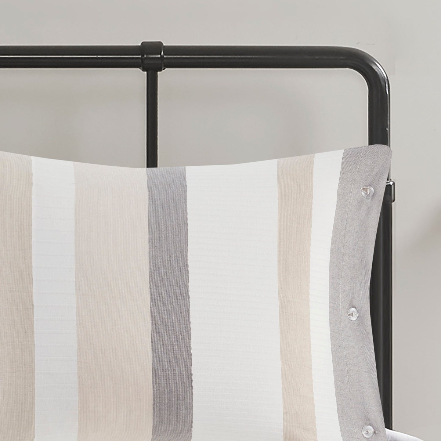 Set copripiumino in jacquard Madison Park Levi blu/naturale da 5 pezzi