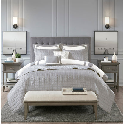 Collezione di 8 trapunte e copripiumini Madison Park Lexington