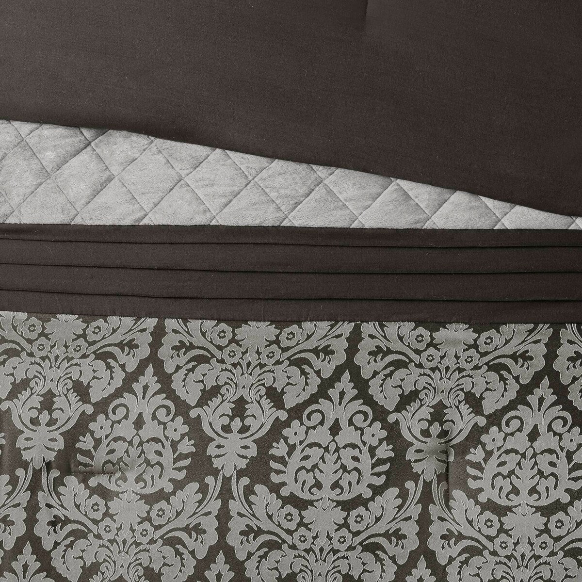 Set copripiumino jacquard Madison Park Lily da 6 pezzi con cuscini decorativi