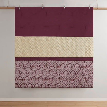 Set copripiumino jacquard Madison Park Lily da 6 pezzi con cuscini decorativi