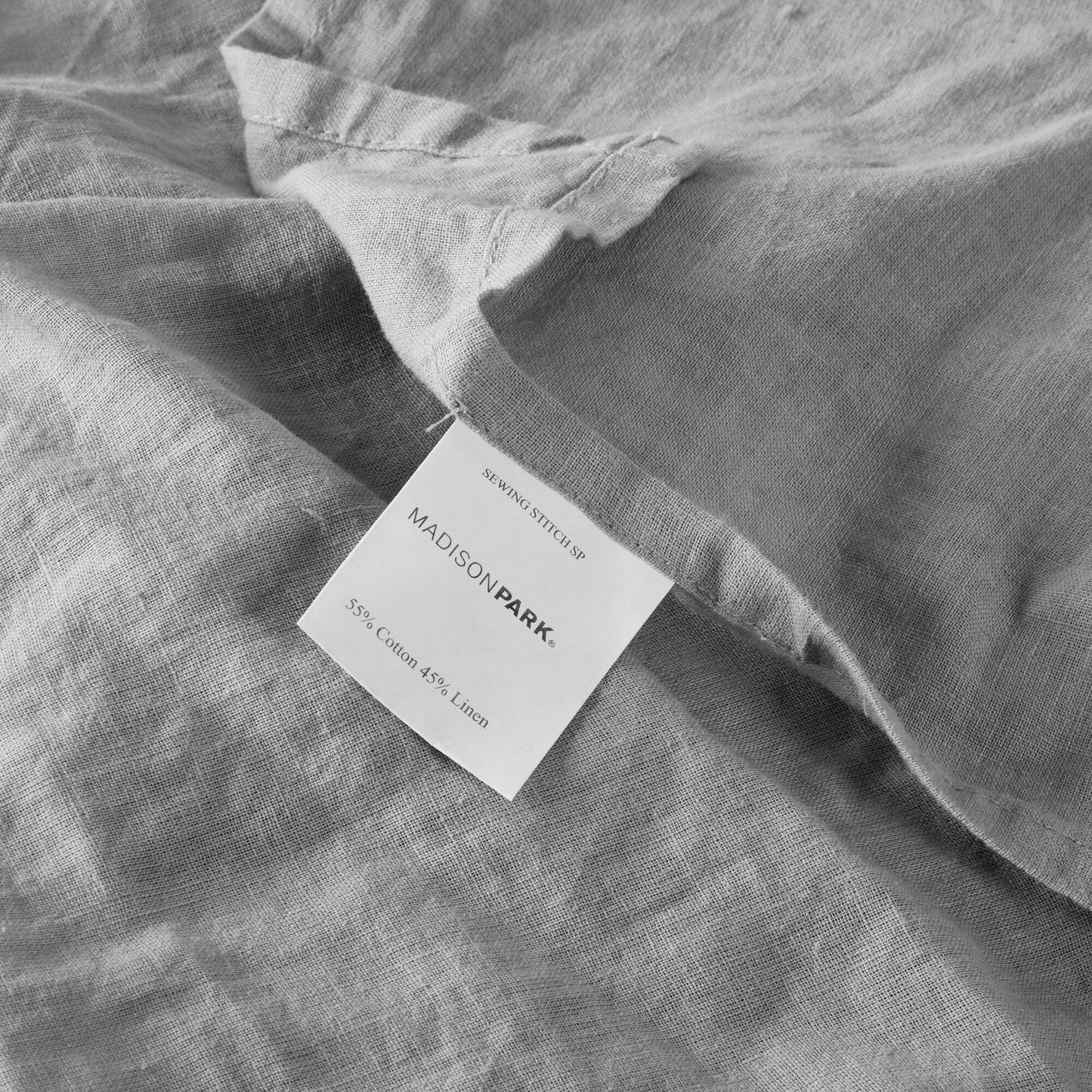 Set di lenzuola in misto lino Madison Park da 4 pezzi