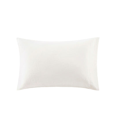 Set di lenzuola in misto lino Madison Park da 4 pezzi